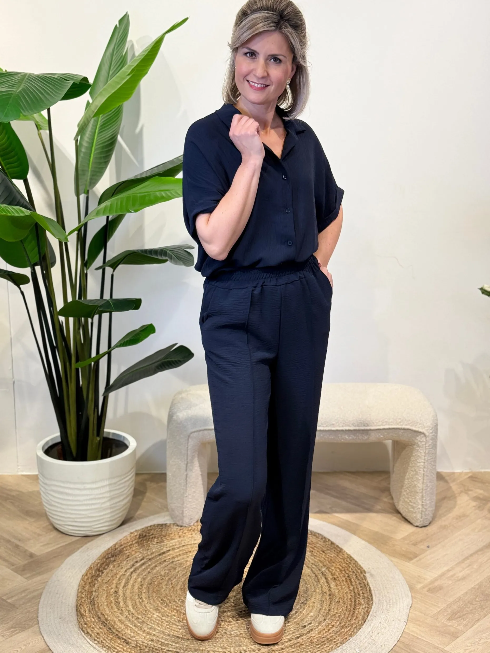 Broek Tara donkerblauw