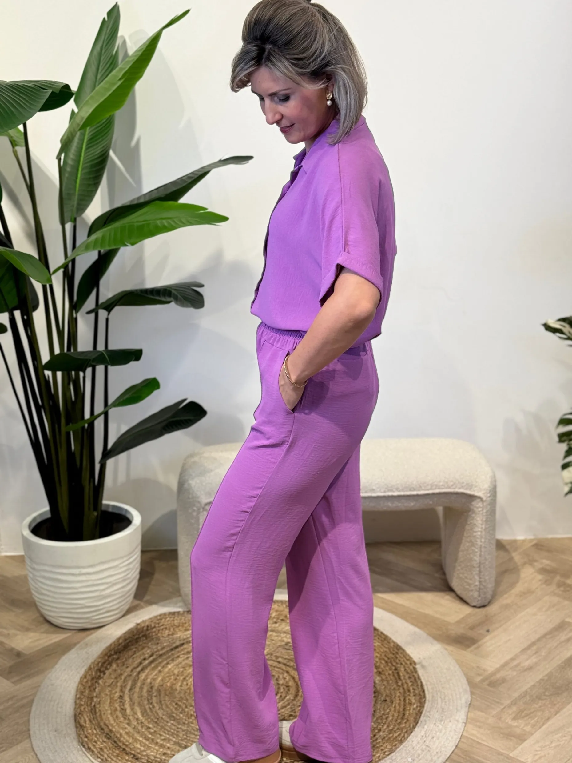 Broek Tara paars