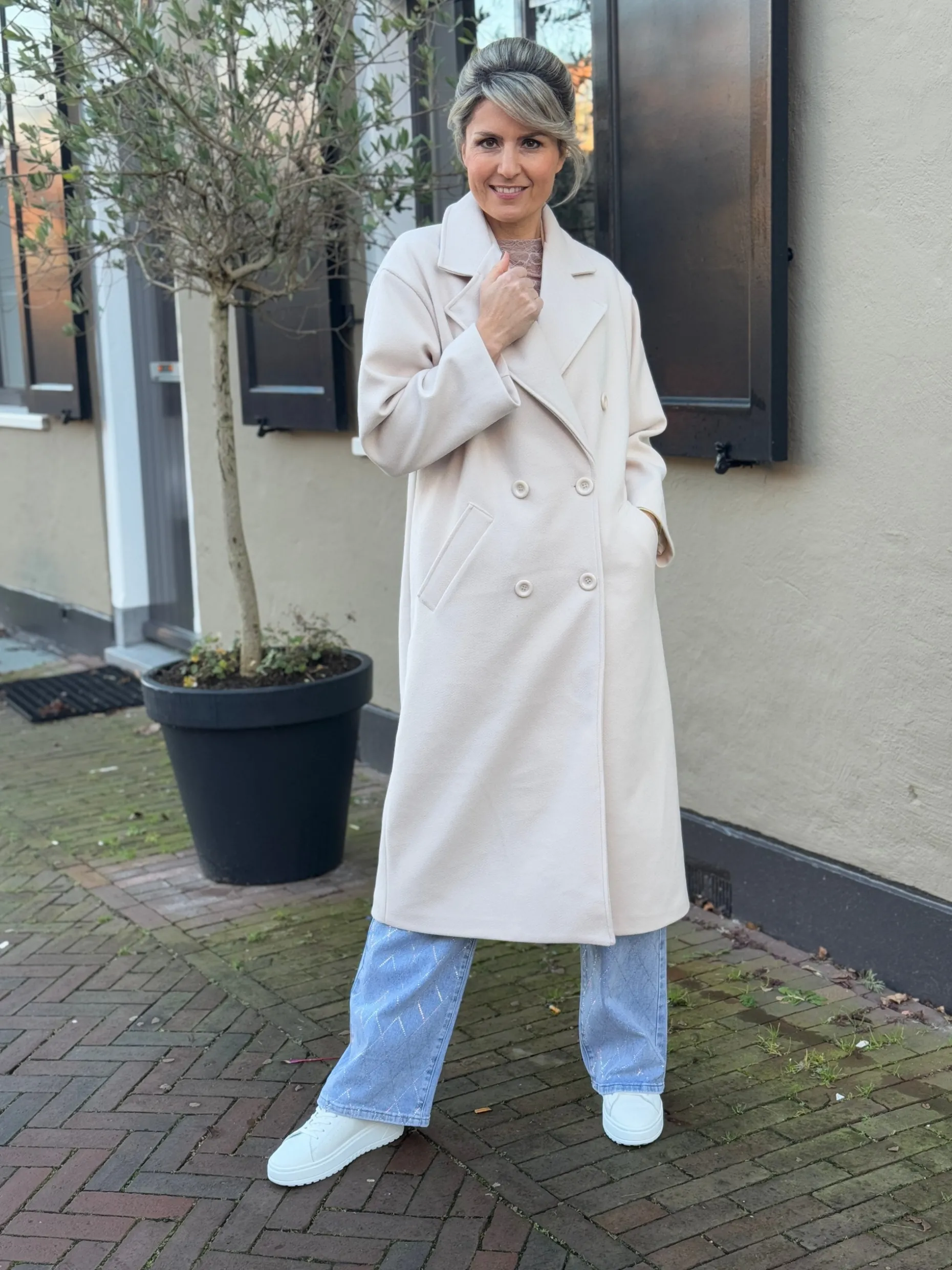 Coat Hanne beige
