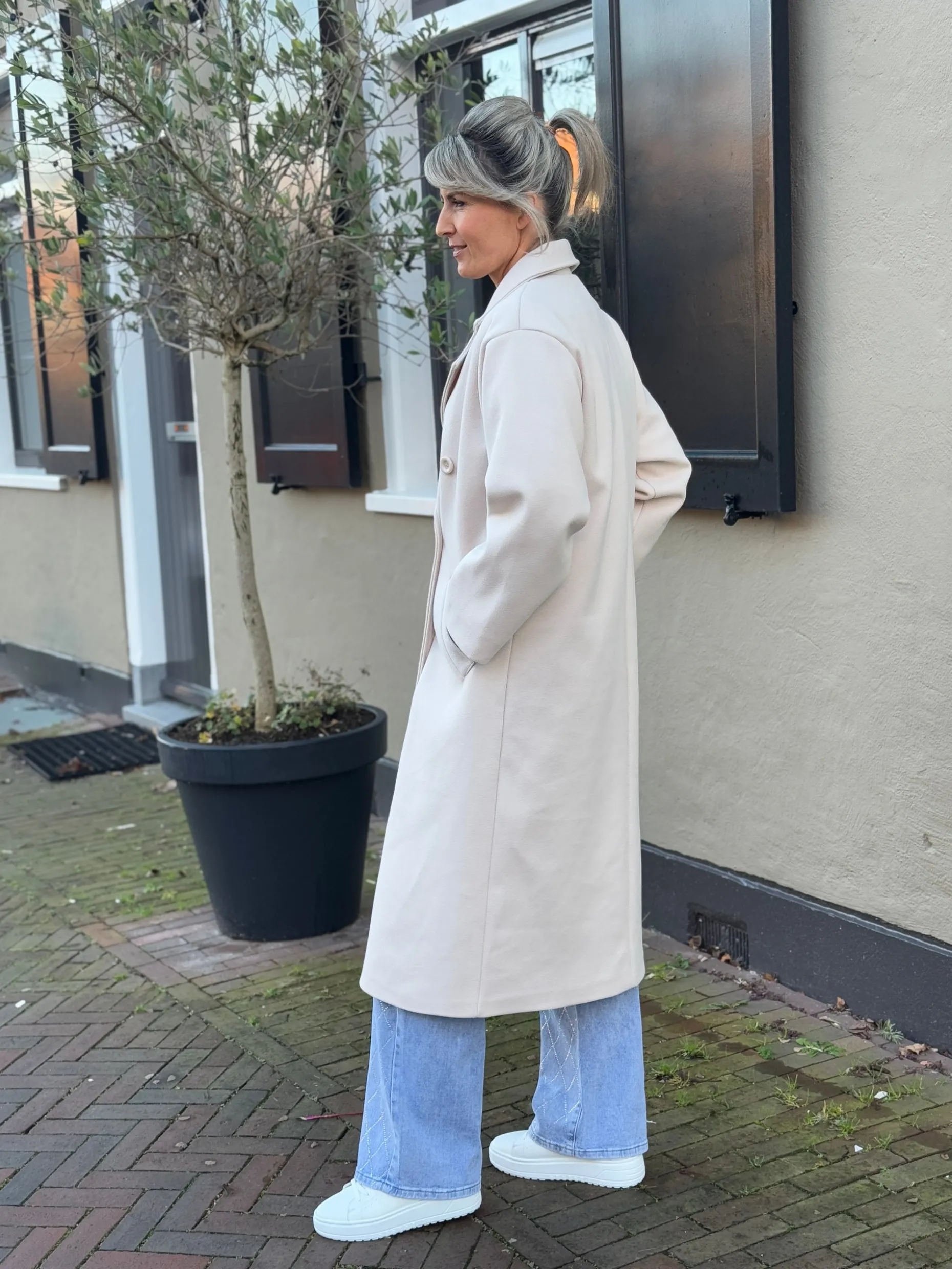 Coat Hanne beige