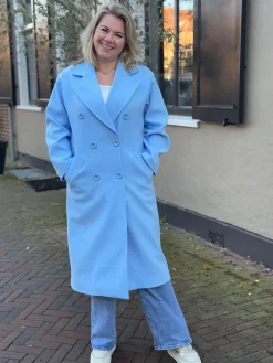 Coat Hanne blue