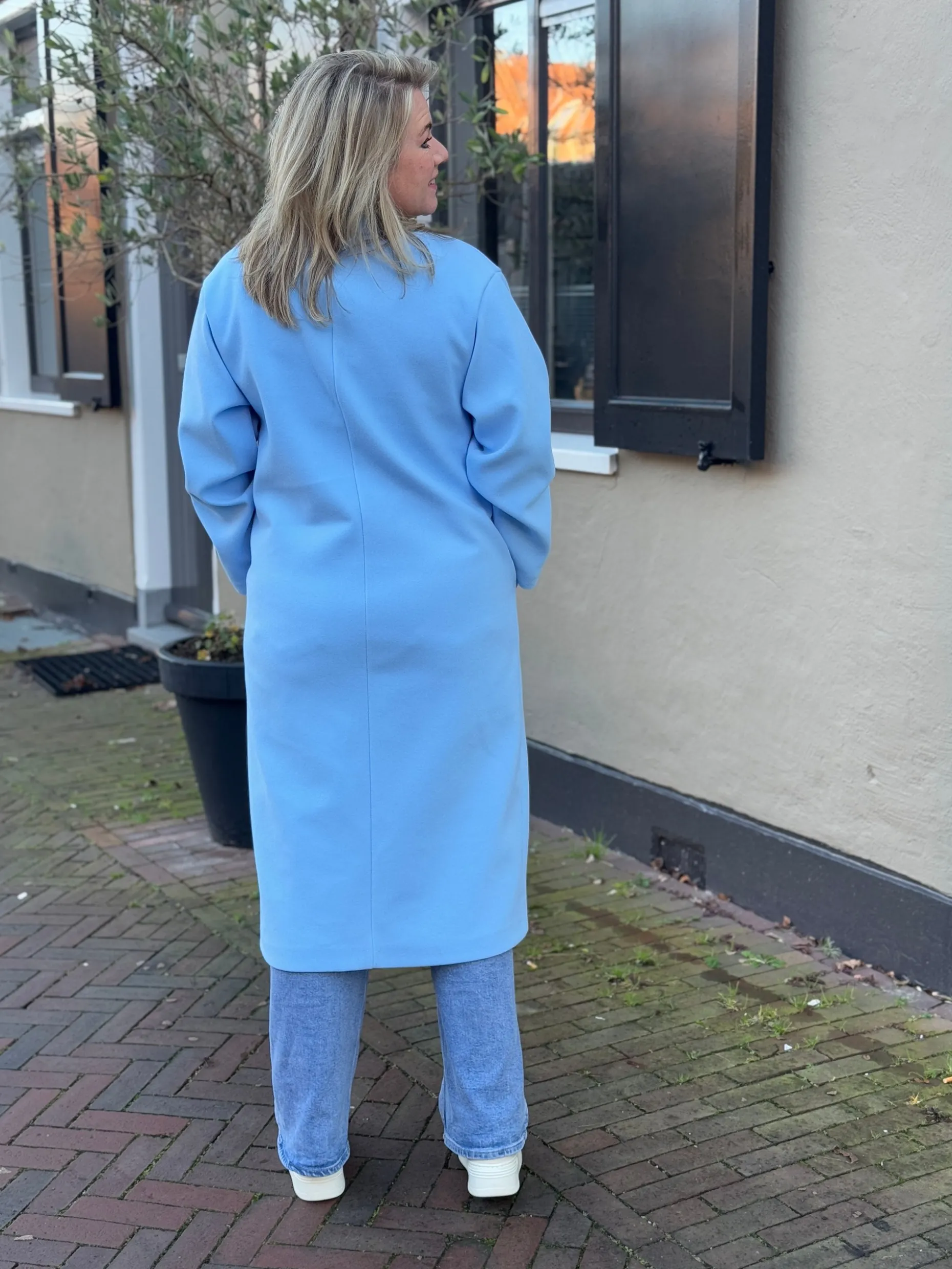 Coat Hanne blue