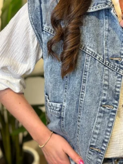 Denim gilet Djazz