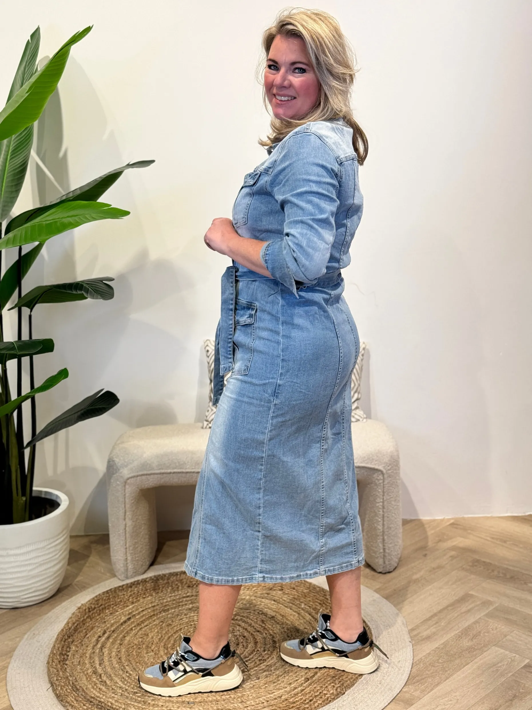 Denim jurk Reinate