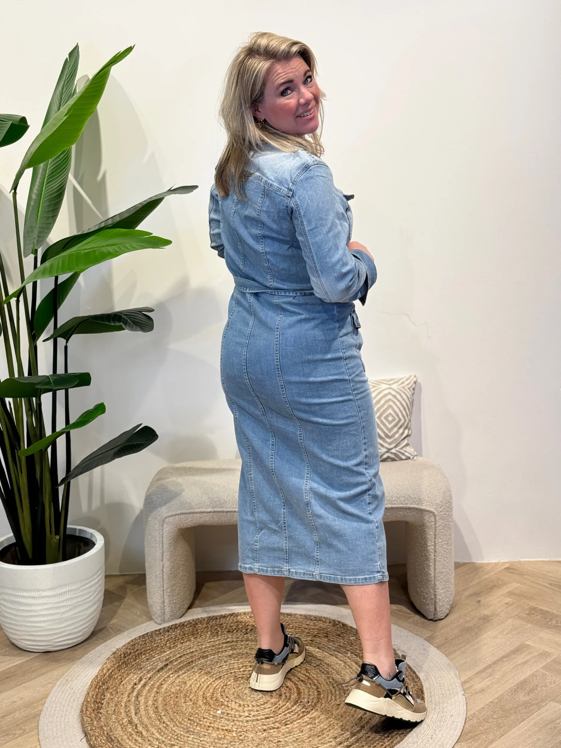 Denim jurk Reinate
