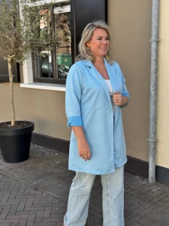 Jas Katja blauw
