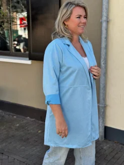 Jas Katja blauw