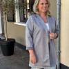 Jas Katja grijs