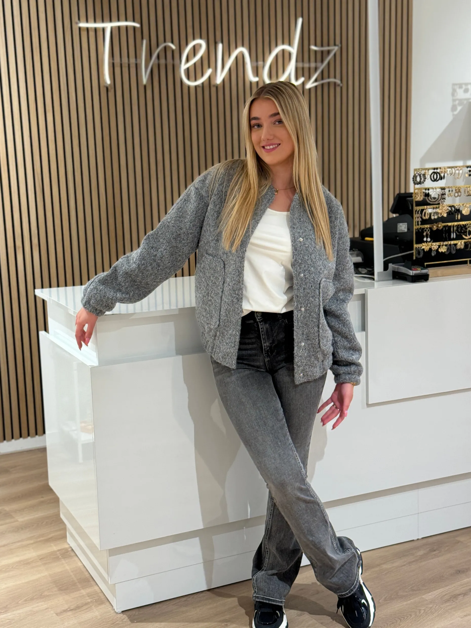 Jeans Flash medium grey lengte 34 – Vero Moda
