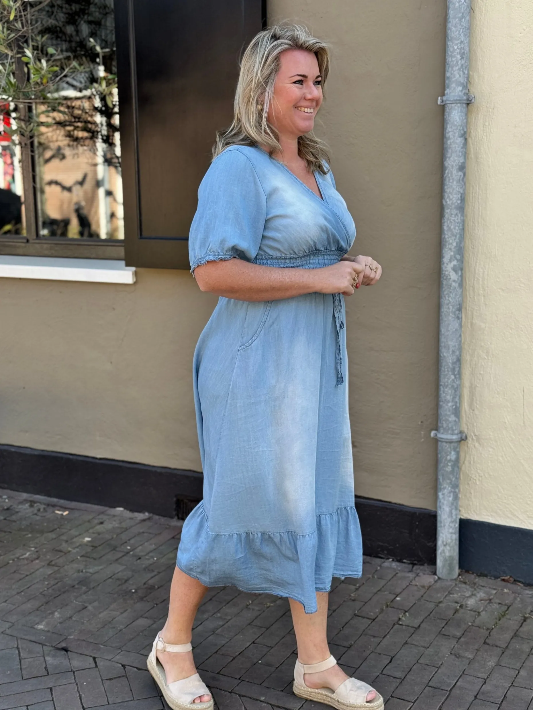 Jeans jurk Pascha light blue
