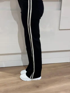 Jeans Maud zwart wide leg