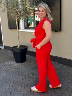 Jumpsuit Nancy rood