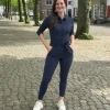 Jumpsuit Travelstof Emily dark blue