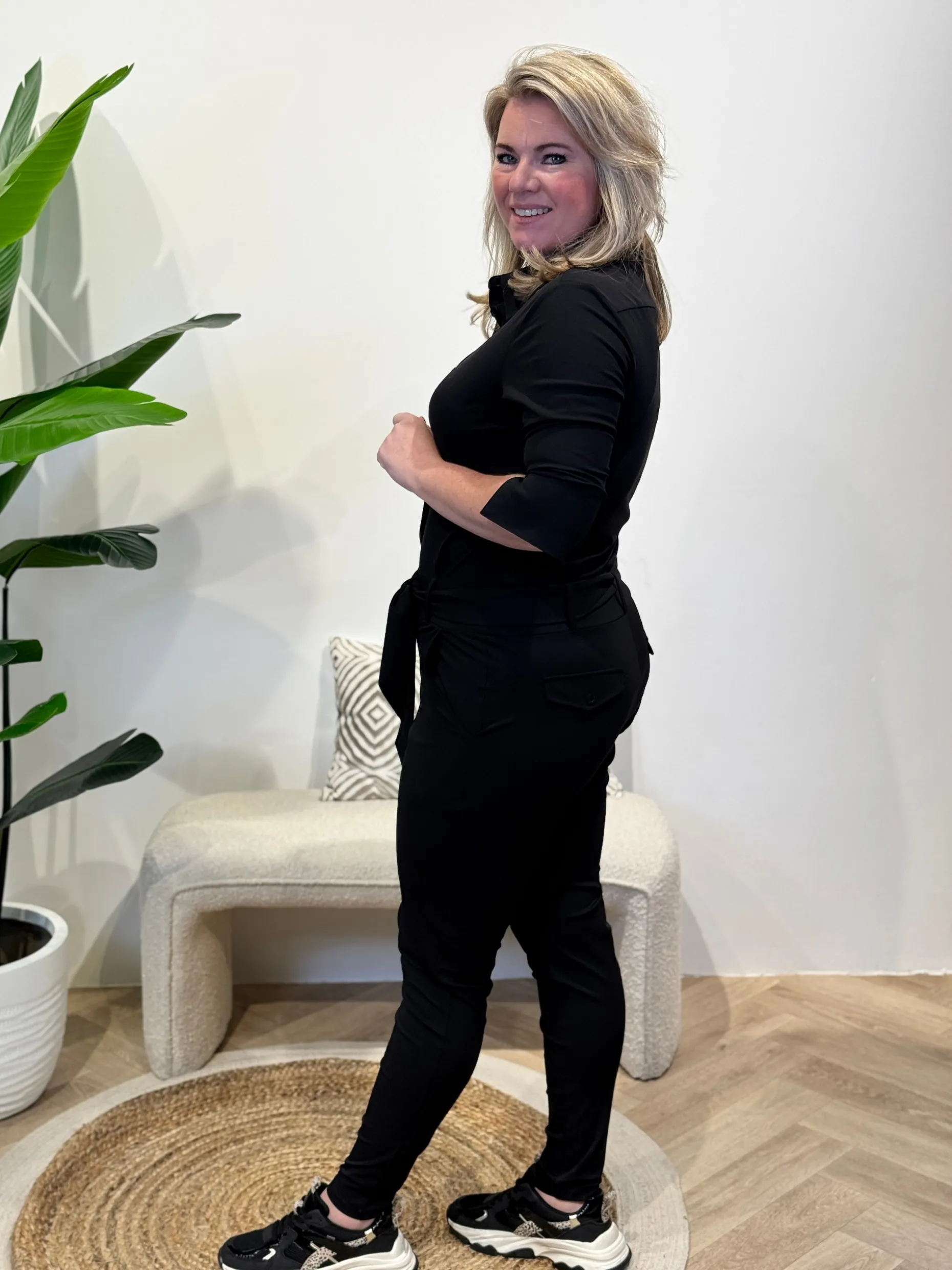 Jumpsuit Travelstof Emily black