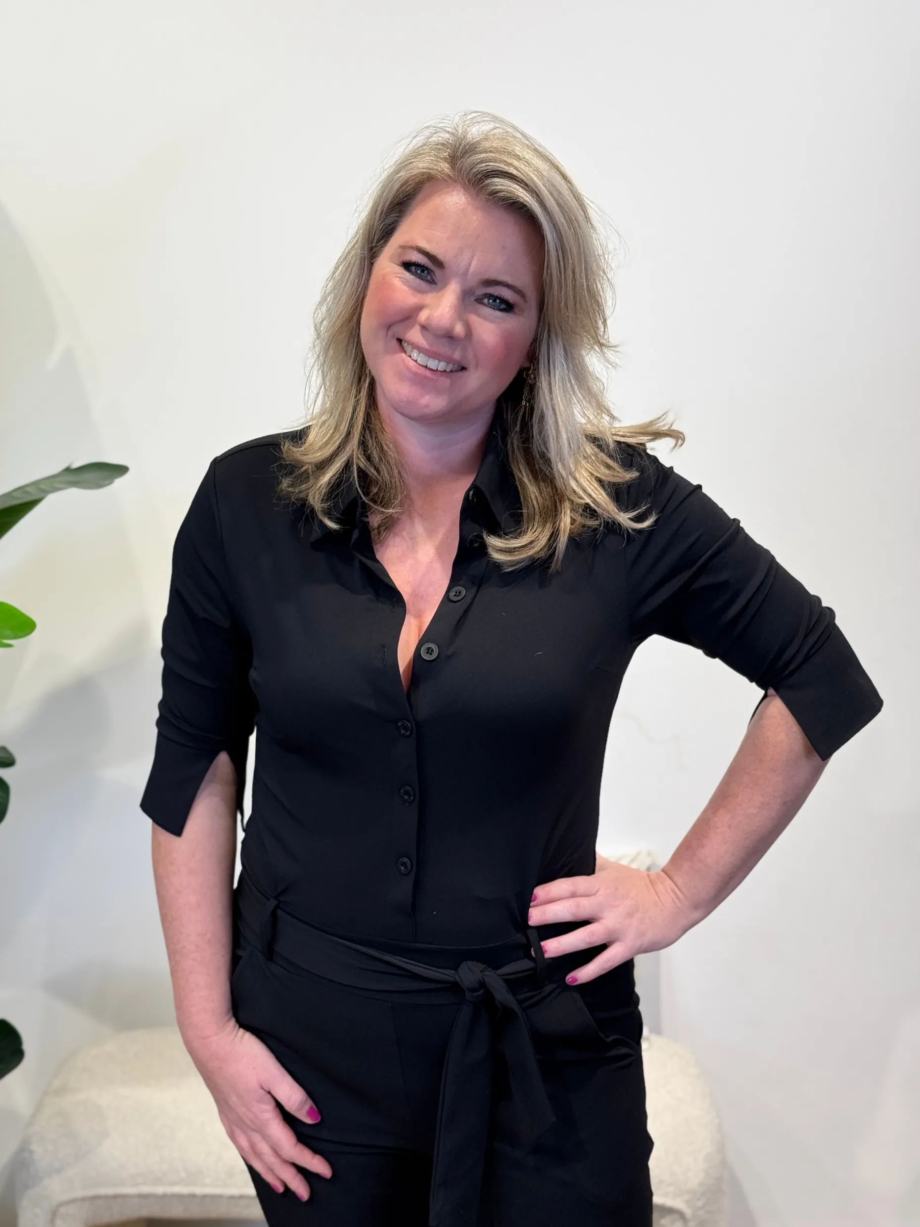 Jumpsuit Travelstof Emily black