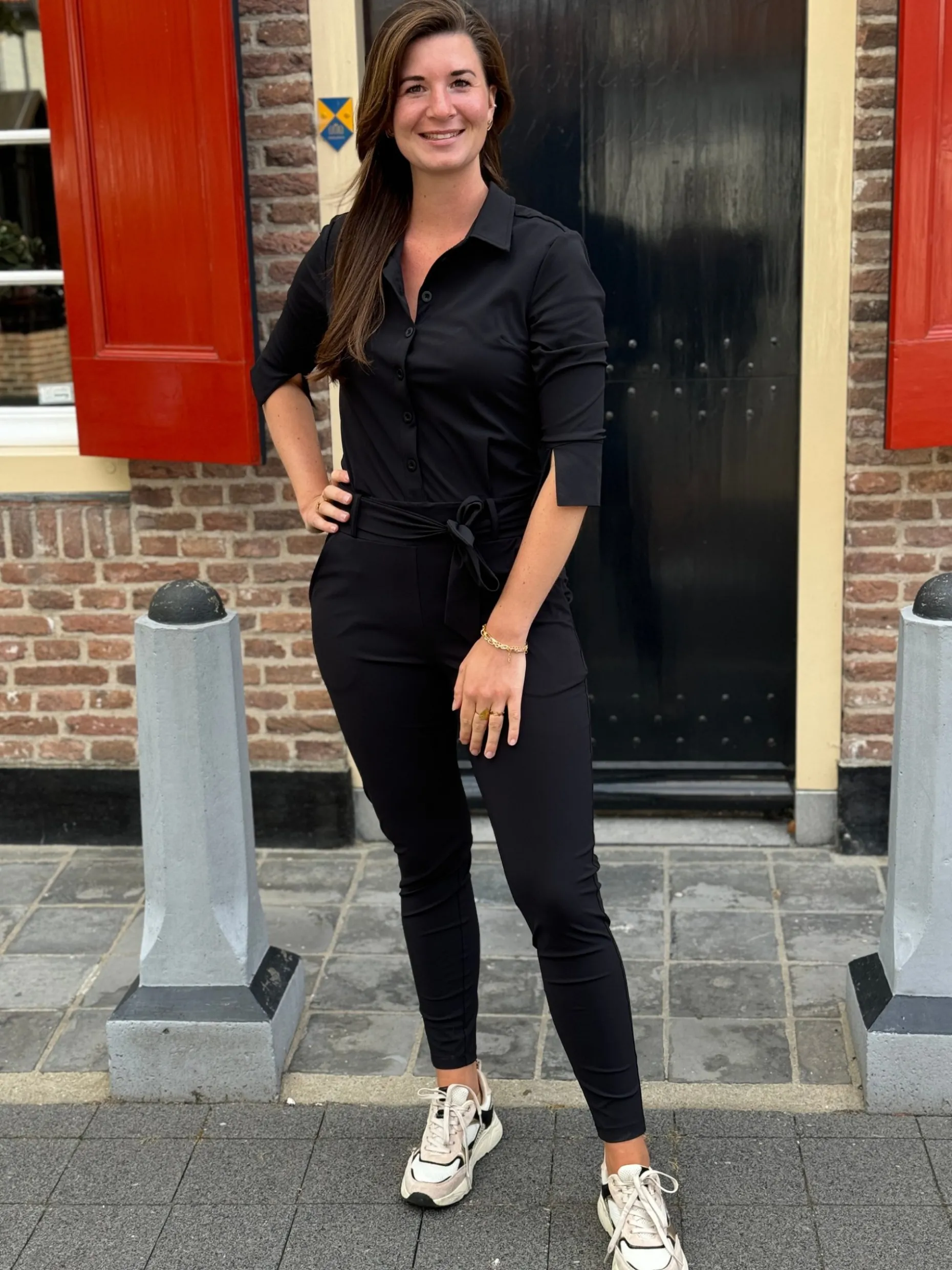 Jumpsuit Travelstof Emily black