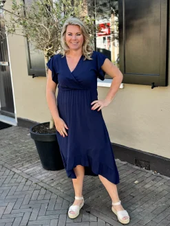 Jurk Annelot donkerblauw