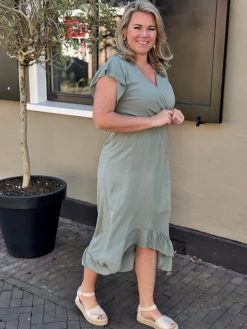 Jurk Annelot groen