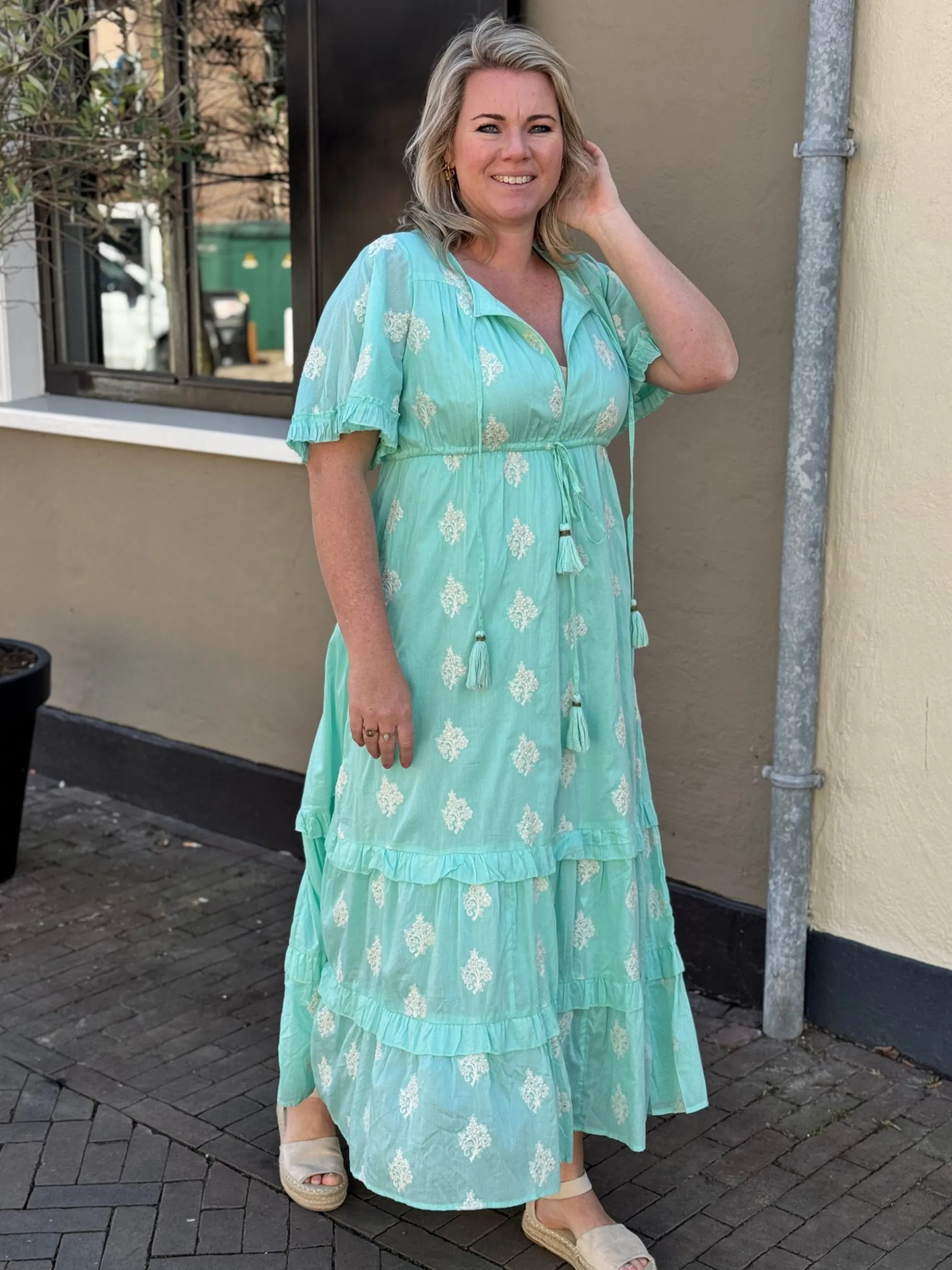 Jurk Kiki groen