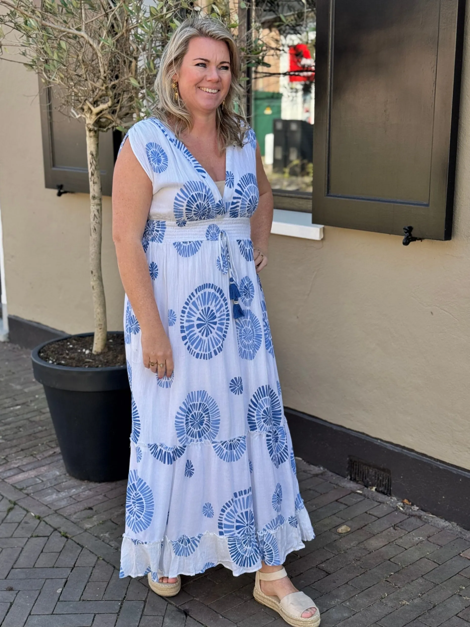 Jurk Livia blauw