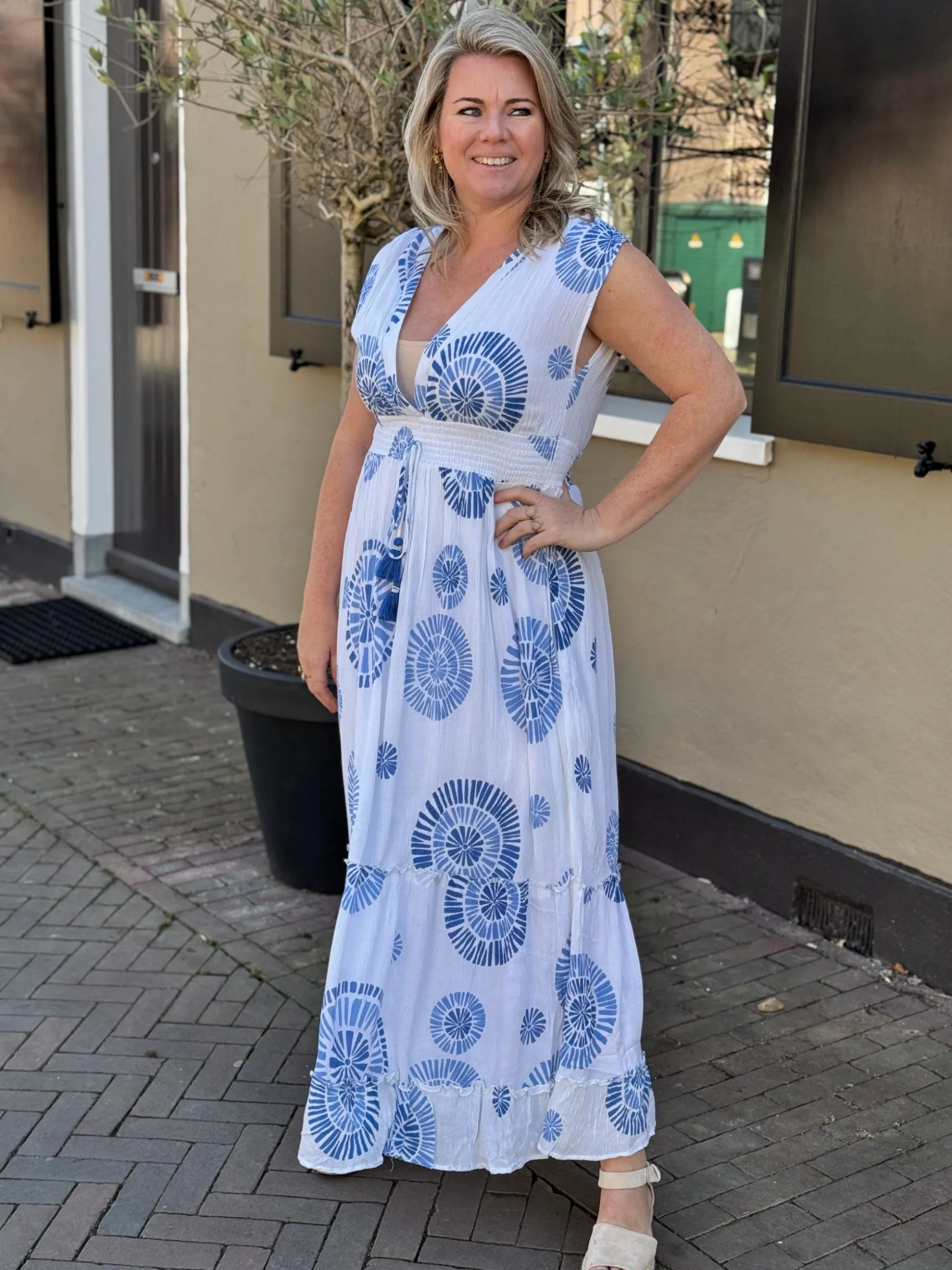 Jurk Livia blauw