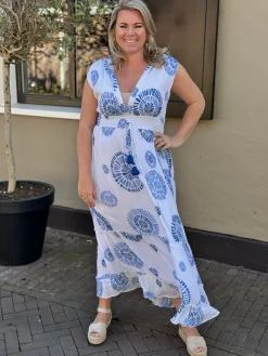 Jurk Livia blauw