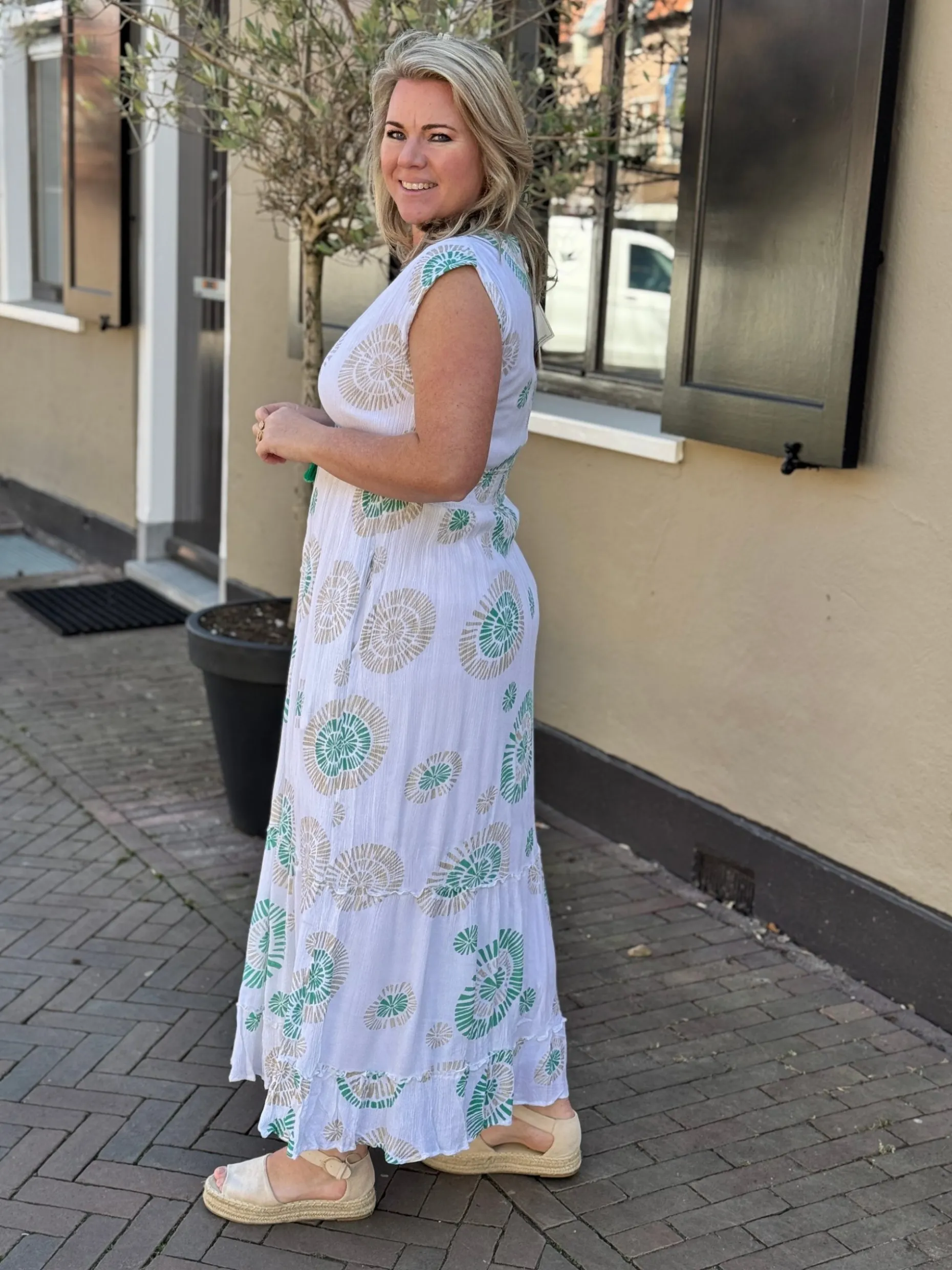 Jurk Livia groen