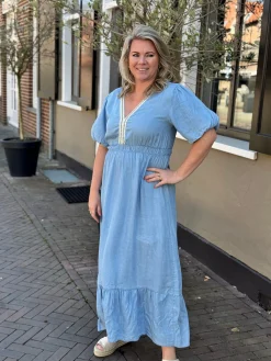 Jurk Whitney blauw