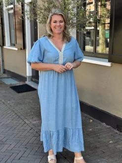 Jurk Whitney blauw