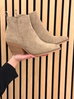 Laarsje Louise khaki suede