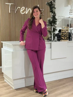 Pantalon Lynn magenta