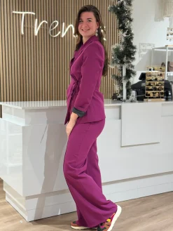 Pantalon Lynn magenta