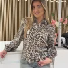 Panterprint blouse