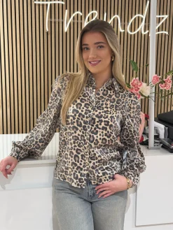 Panterprint blouse