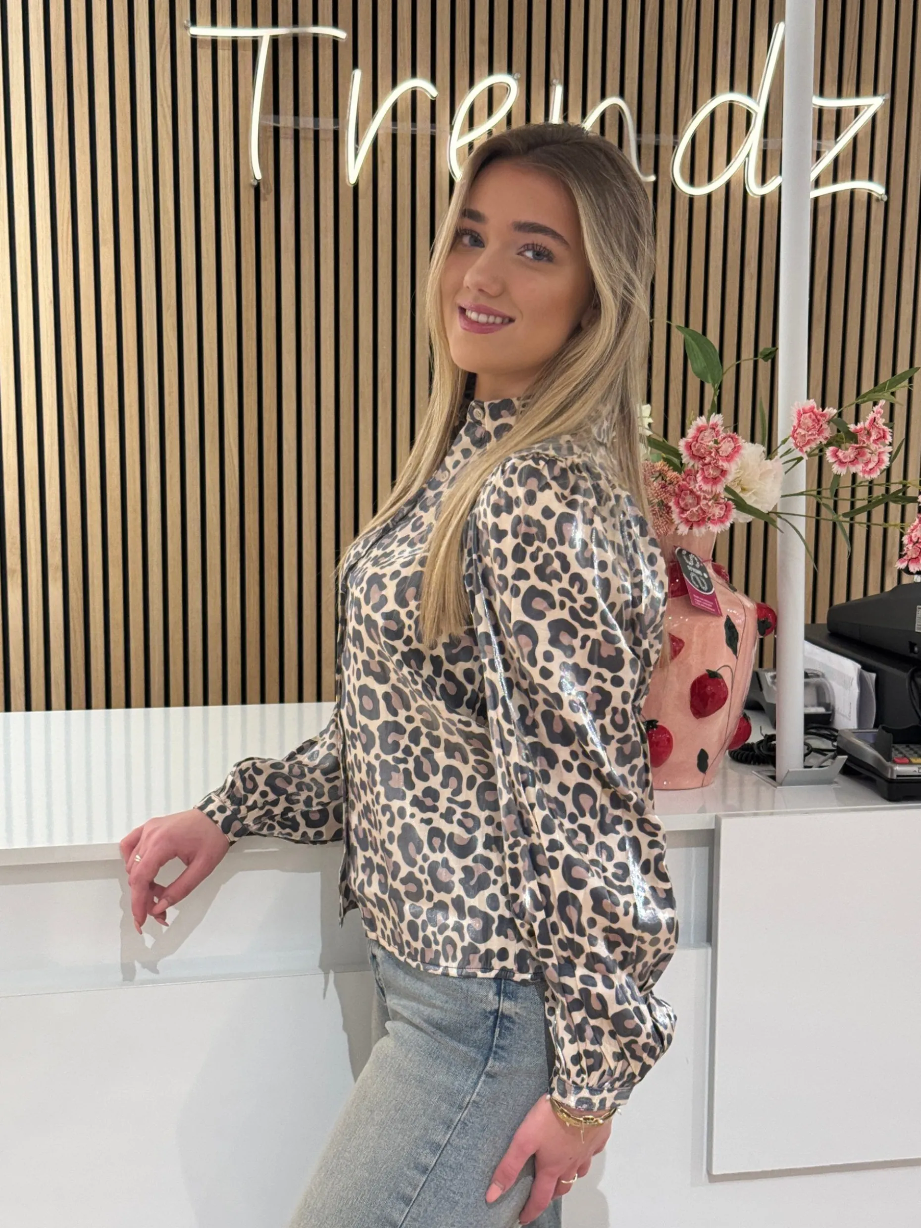 Panterprint blouse