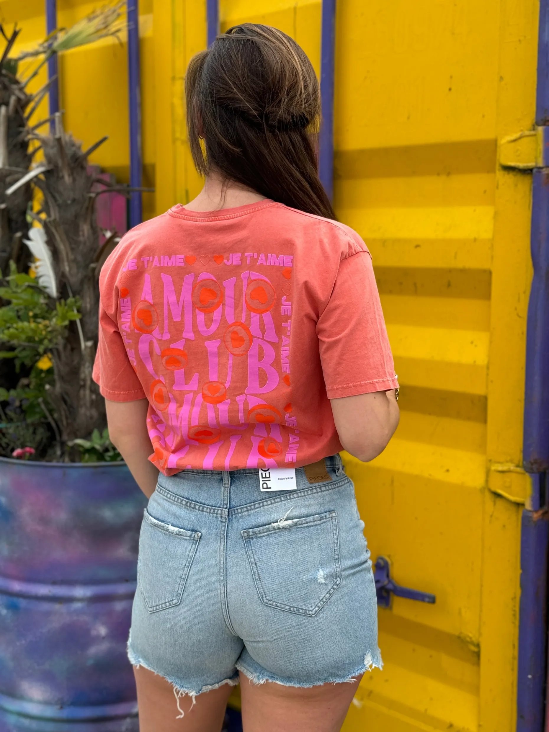 Shirtje Amour koraal
