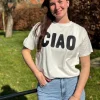 Shirtje ciao wit/zwart