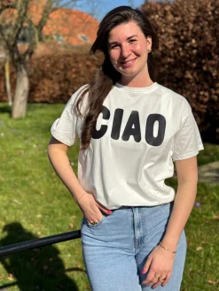 Shirtje ciao wit/zwart