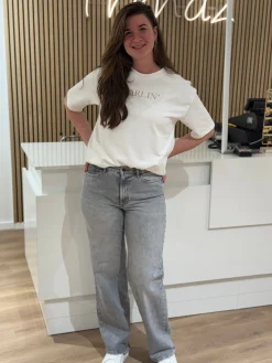 Shirtje Darlin’ wit/beige