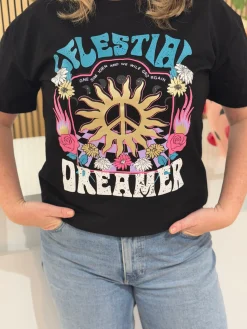 Shirtje Dreamer zwart