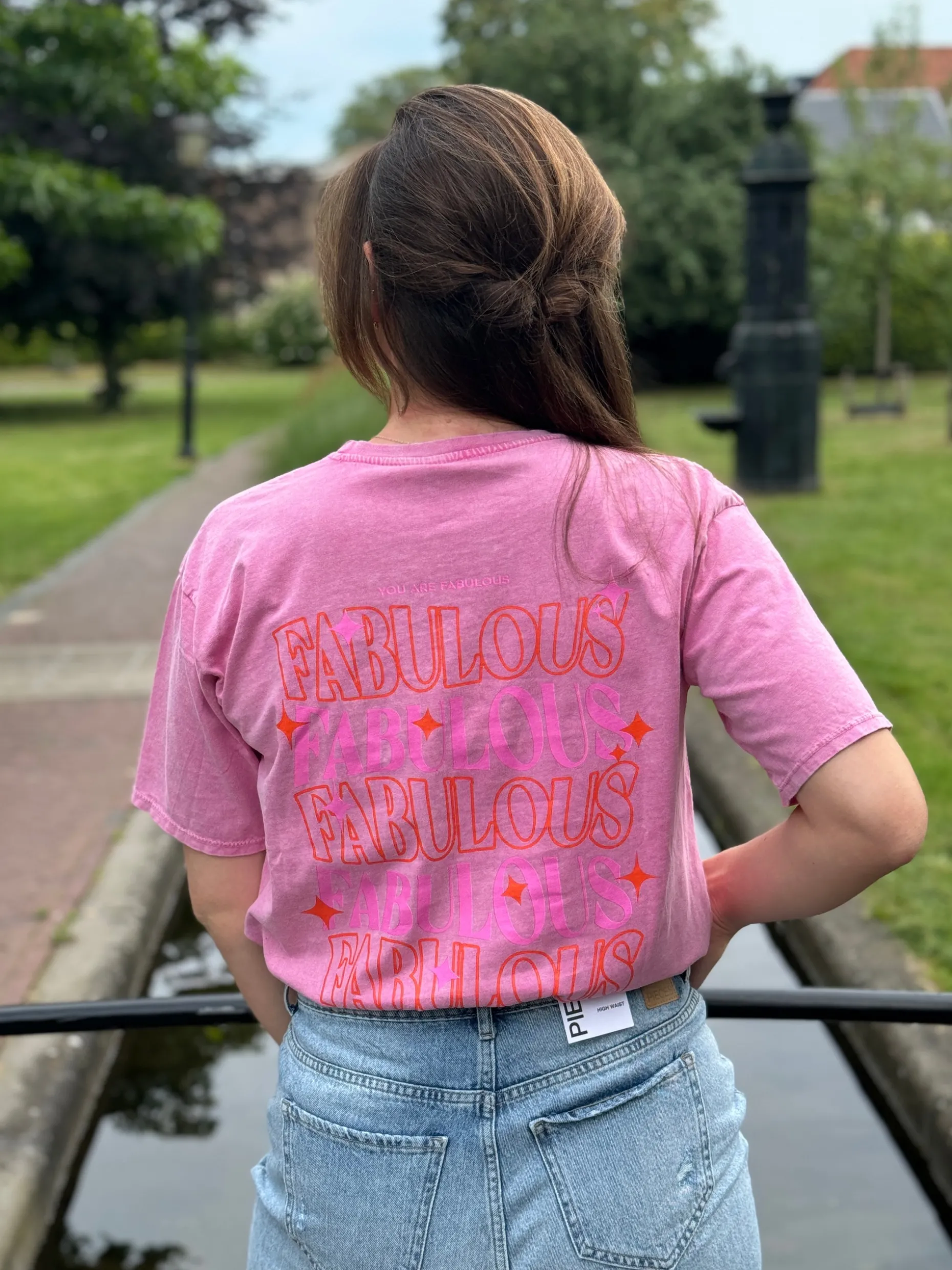 Shirtje Fabulous roze