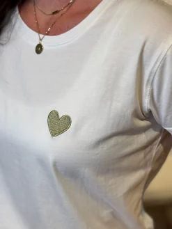 Shirtje Jisca hart goud