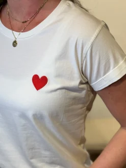Shirtje Jisca hart rood