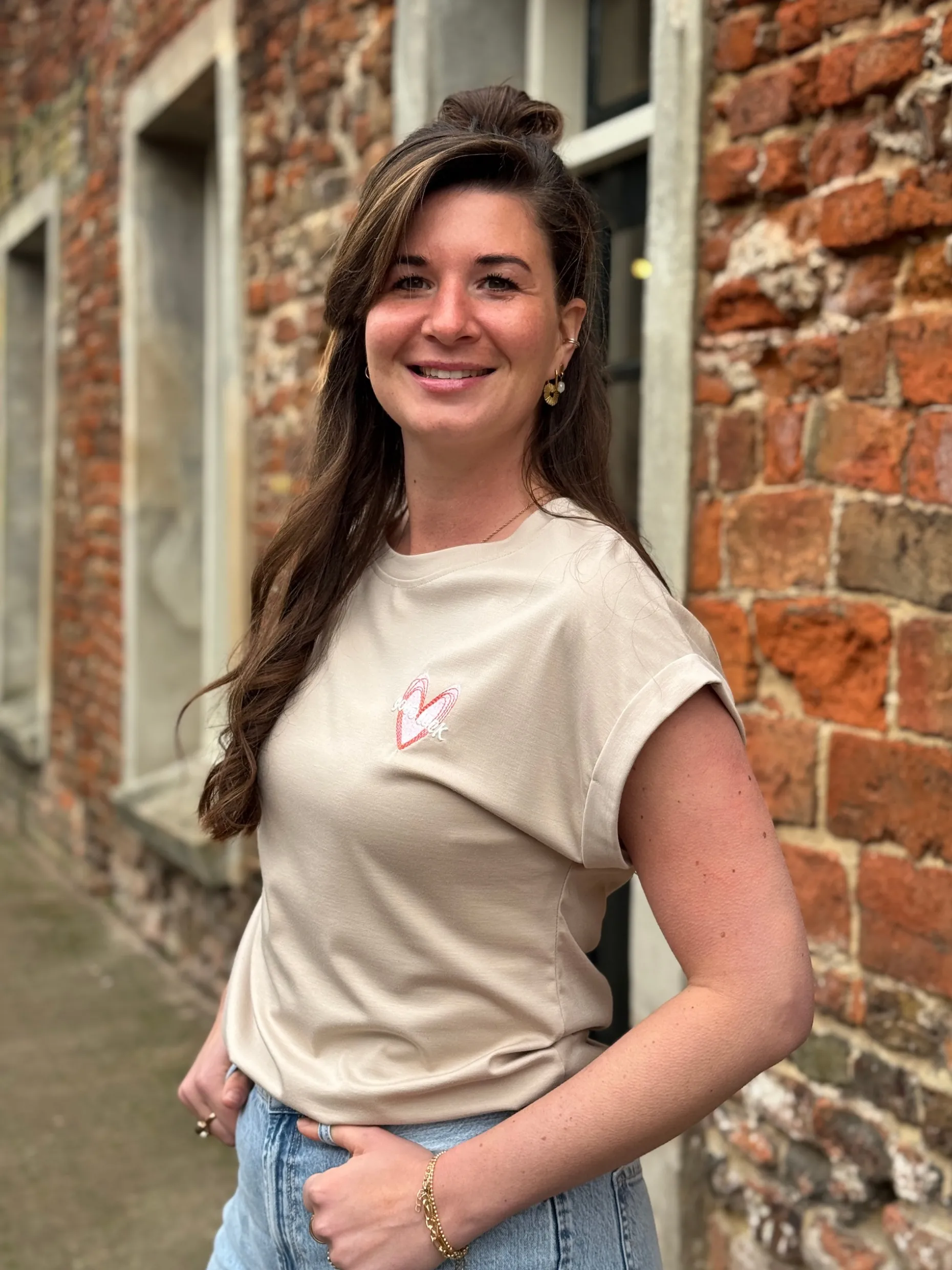 Shirtje Josje beige