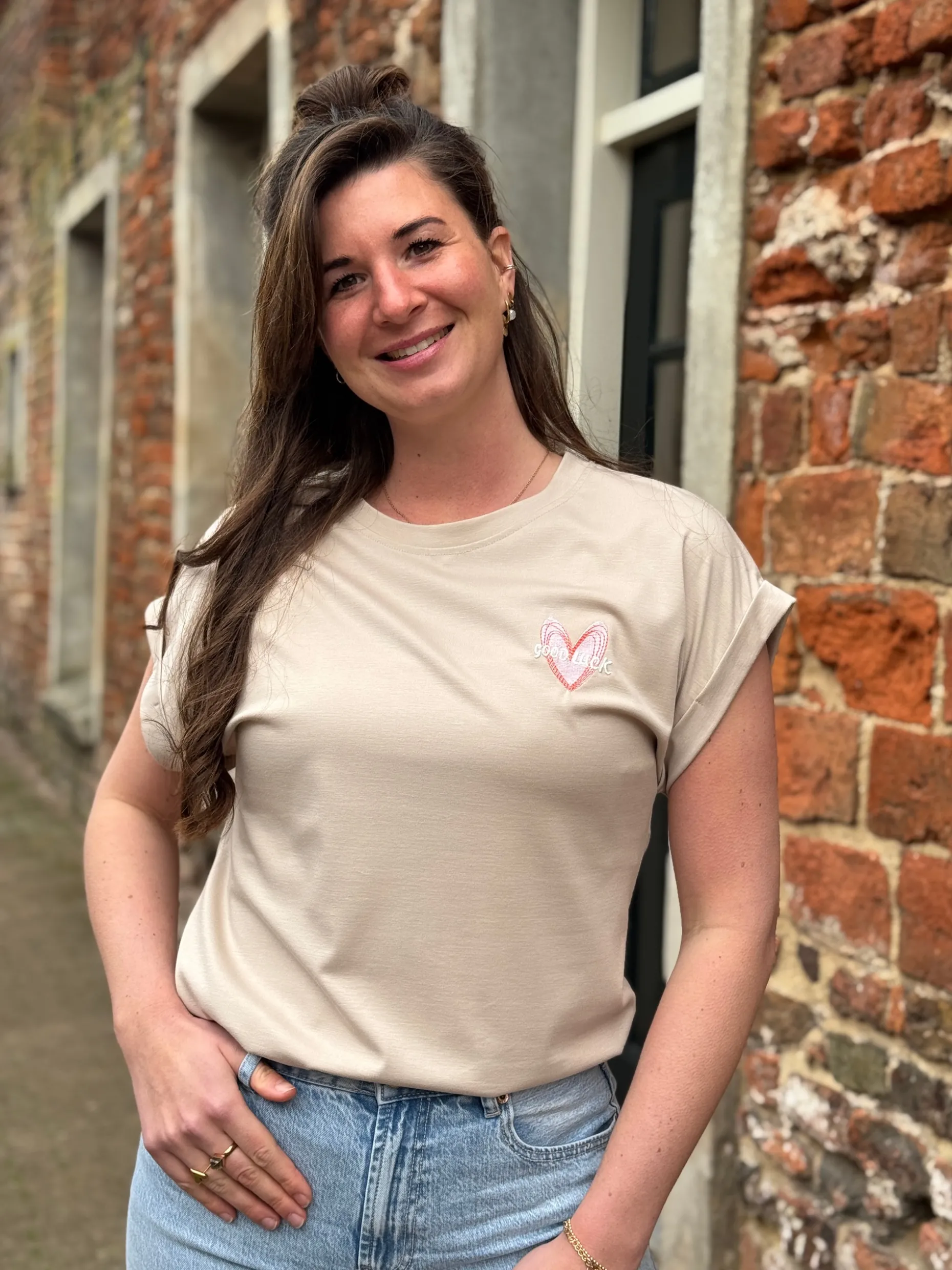 Shirtje Josje beige