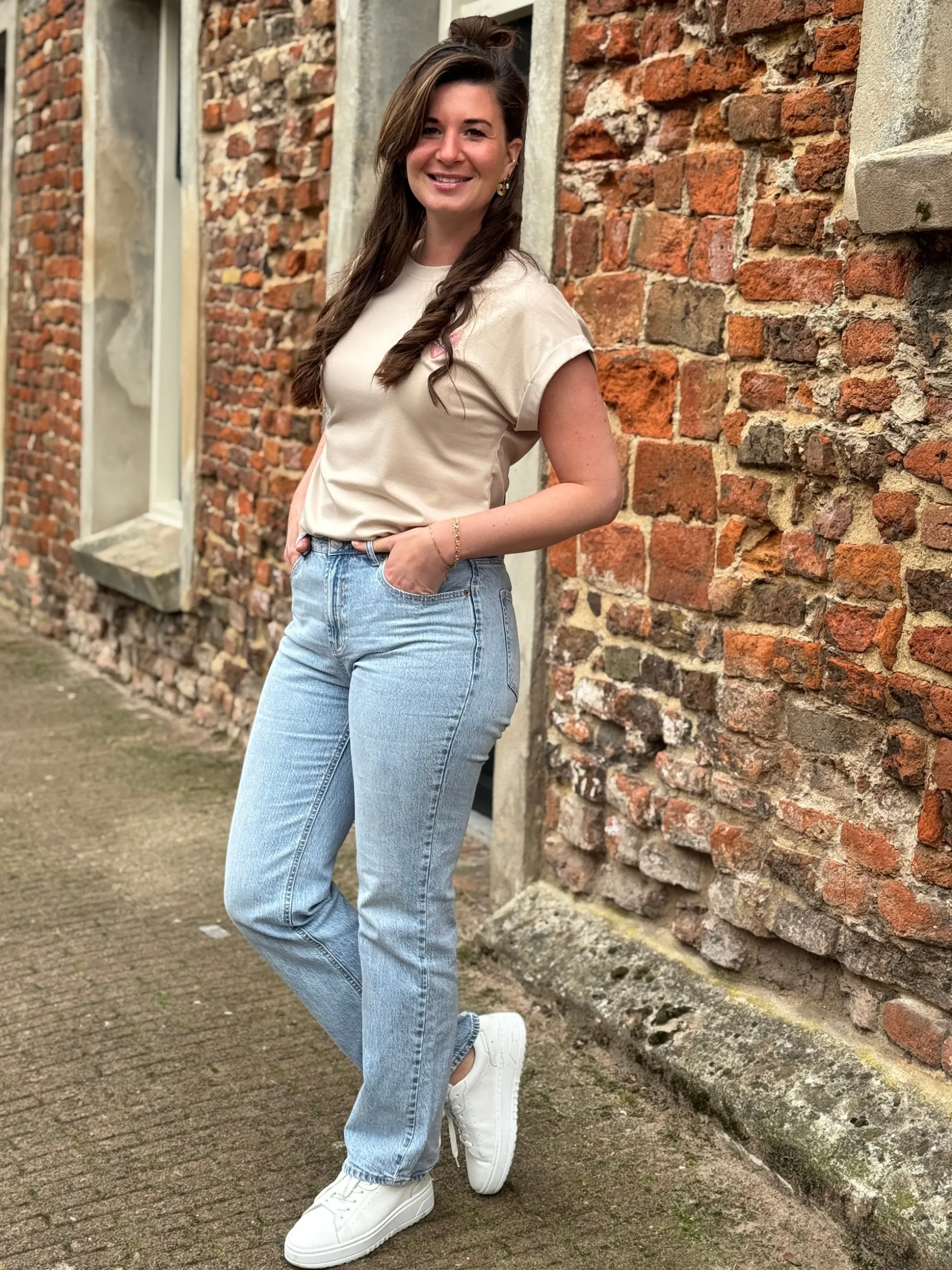 Shirtje Josje beige