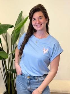 Shirtje Josje blauw