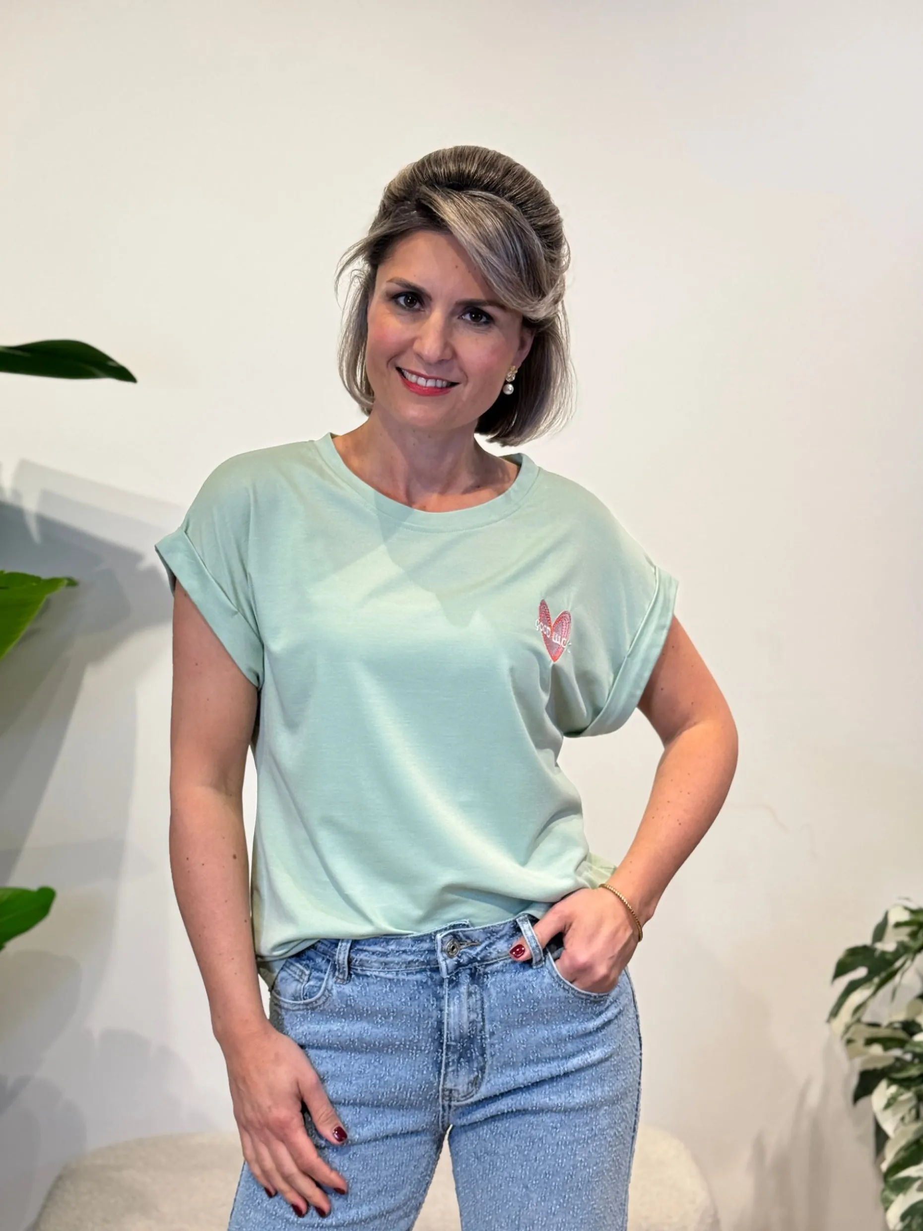 Shirtje Josje groen