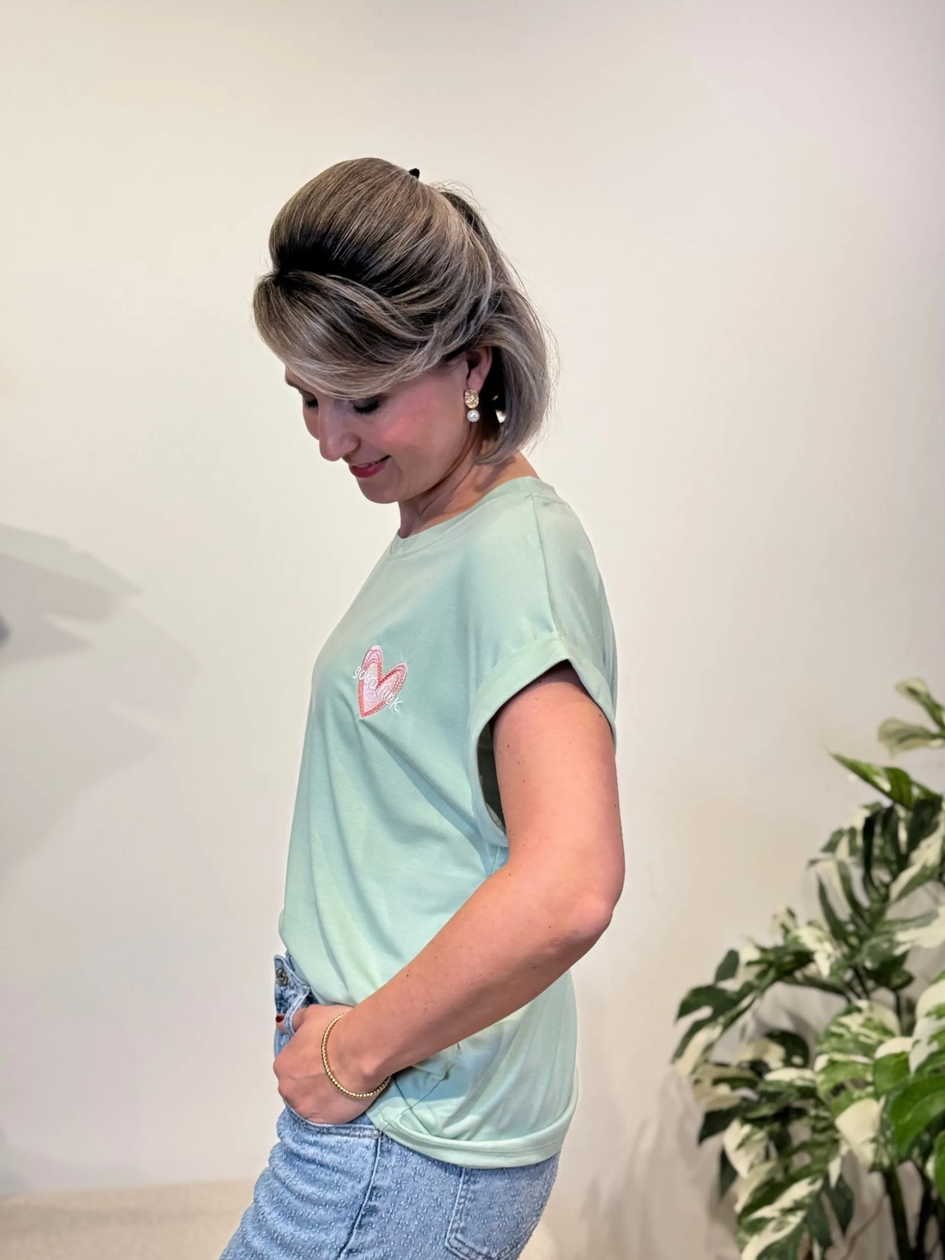 Shirtje Josje groen
