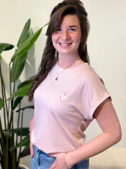 Shirtje Josje oud-roze